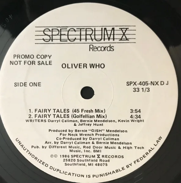 Album cover for Fairy Tales by Oliver Who