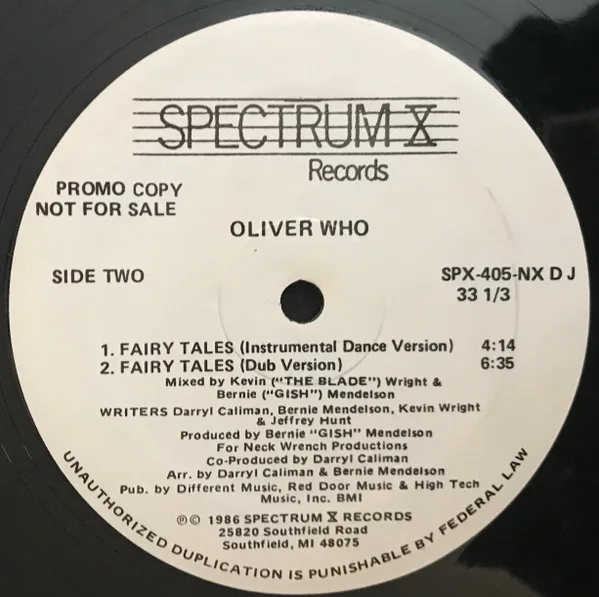 Album cover for Fairy Tales by Oliver Who