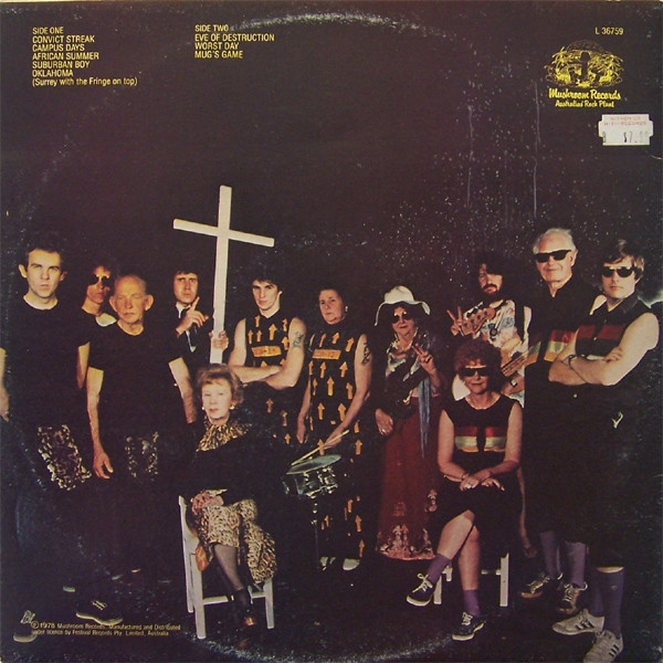 Dave Warner's From The Suburbs - Mug's Game, Rock, New Wave, Punk, 1978 - Mushroom, Australia, Vinyl 1x LP, Album Gatefold