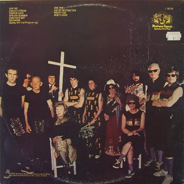 Dave Warner's From The Suburbs - Mug's Game, Rock, New Wave, Punk, 1978 - Mushroom, Australia, Vinyl 1x LP, Album Gatefold