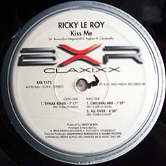 Album cover for Kiss Me by Ricky Le Roy