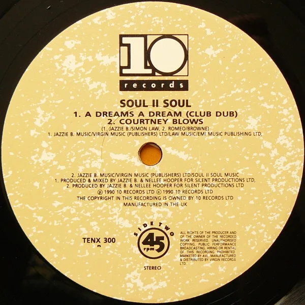 Album cover for A Dreams A Dream by Soul II Soul