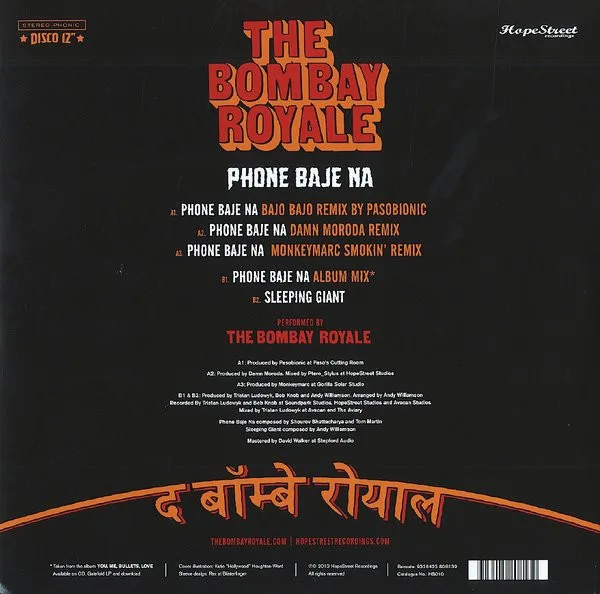 Album cover for Phone Baje Na by Bombay Royale, The