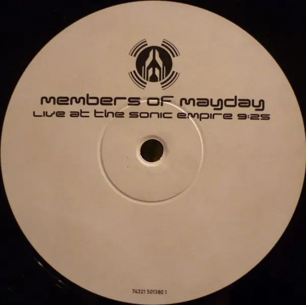 Members Of Mayday - Live At The Sonic Empire, Electronic, Techno, Trance, 1997 - Low Spirit Recordings, Germany, Vinyl 1x 12"