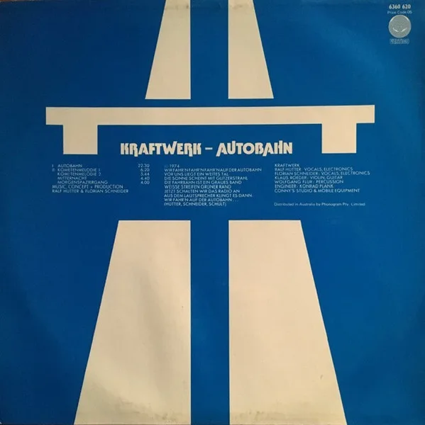 Album cover for Autobahn by Kraftwerk