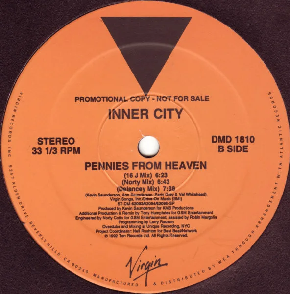 Album cover for Pennies From Heaven by Inner City