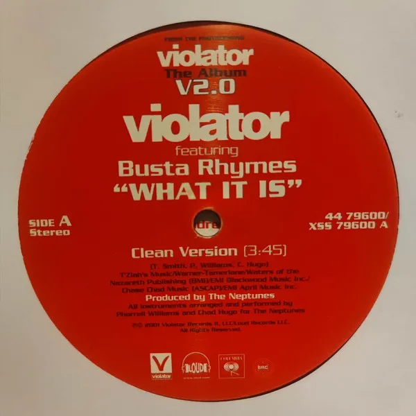 Album cover for What It Is by Violator (3) Featuring Busta Rhymes
