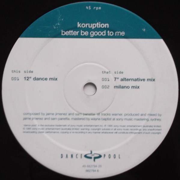 Better Be Good To Me