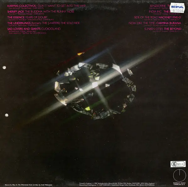 Various - Diamonds In Darkness, Rock, Alternative Rock, New Wave, 1987 - Midnight Music, UK, Vinyl 1x LP, Compilation