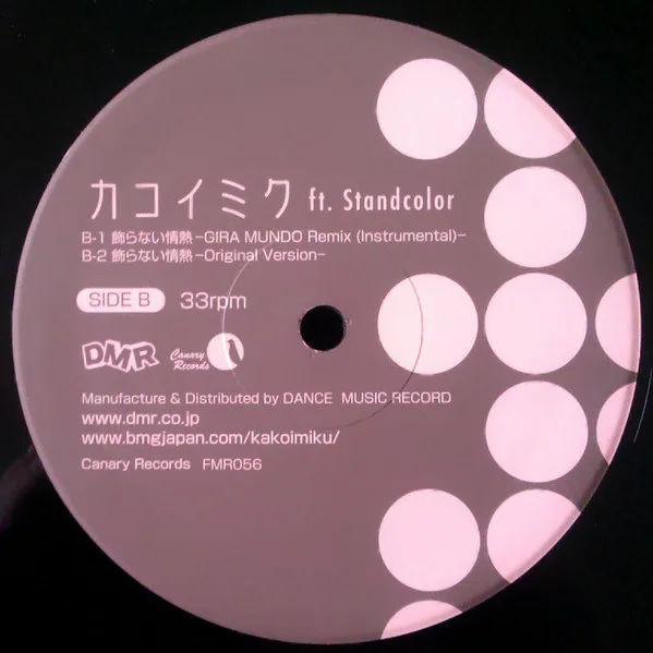 Album cover for 飾らない情熱 by カコイミク ft. Standcolor