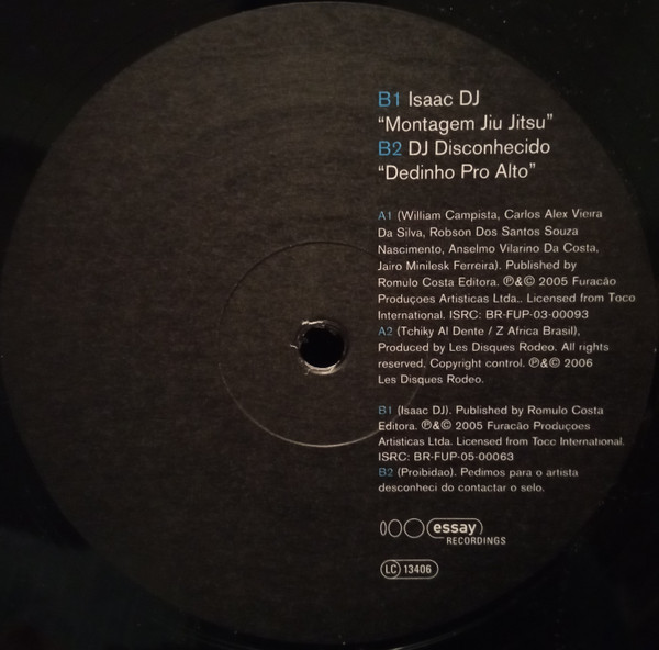 Various - More Rio Baile Funk Favela Booty Beats EP, Electronic, Hip Hop, Favela Funk, 2006 - Essay Recordings, Germany, Viny