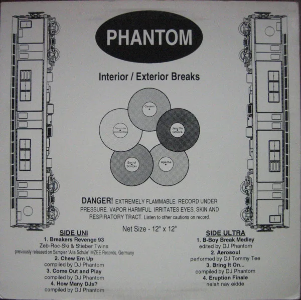 Album cover for Phantom Breaks by DJ Phantom (7)