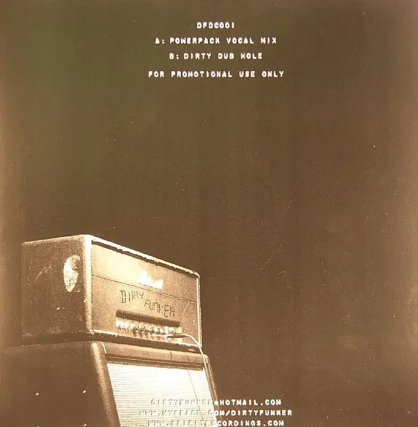 AC/DC - Back In Black (The Dirty Funker Remixes), Electronic, Electro House, House, 2006 - Spirit Recordings, UK, Vinyl 1x 12