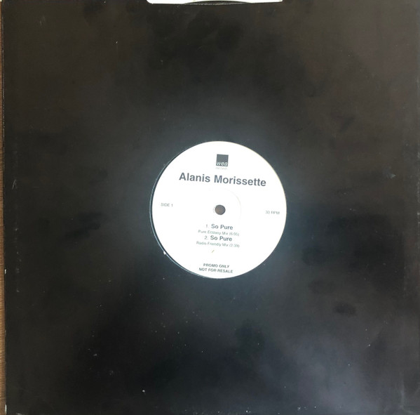Alanis Morissette - So Pure, Electronic, Rock, Acoustic, Alternative Rock, House, 1999 - Maverick, UK, Vinyl 1x 12", 33 ⅓ RPM