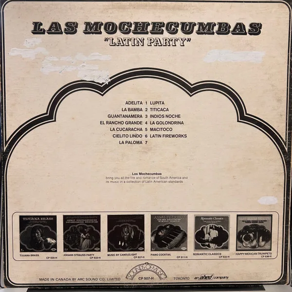 Album cover for Latin Party by Las Mochecumbas