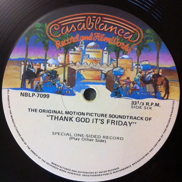 Album cover for Thank God It's Friday (The Original Motion Picture Soundtrack) by Various