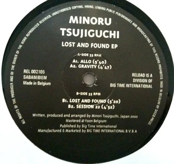 Album cover for Lost And Found EP by Minoru Tsujiguchi